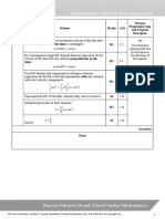 Further Mechanics 1 Unit Test 6 Elastic Collisions in Two Dimensions Mark Scheme