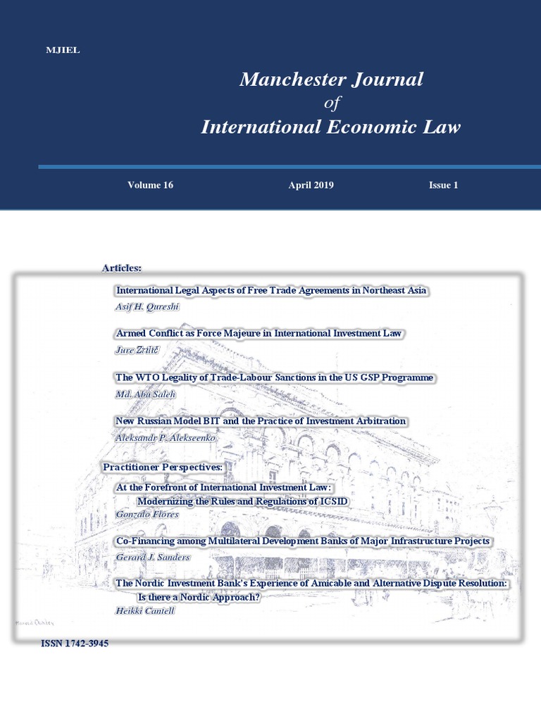 International Economic Law Journal 2019 | PDF | World Trade ...