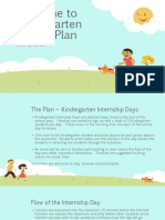 Welcome To Kindergarten Project Plan en