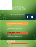 Dimension - Tema - Problema - Metodlogía de La Investigacion