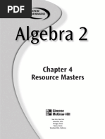 Alg 2 Resource Ws CH 4 PDF