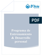 Entrenamiento de Personal