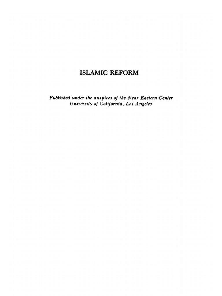 Malcolm H. Kerr - Islamic Reform The Political and Legal Theories of ...
