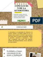 Conclucion de Autoestima