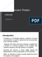 CHM 222 Complexometric Titration PDF