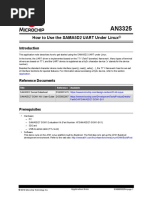 AN - 3325 How To Use SAMA5D2 UART Under Linux 00003325a PDF