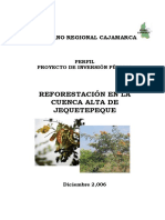 Reforestación Cuenca Jequetepeque