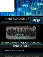 Actuaciones de Investigación Criminal