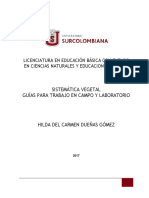 Guía Práctica para Laboratorio y Campo Sistemática PDF