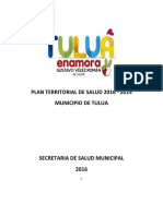 Plan Territorial de Salud 2016-2019