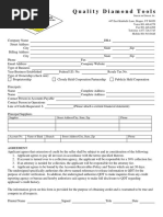 Credit Application Form