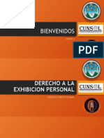 Derecho a la exhibición personal: Generalidades y marco jurídico