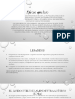 Efecto quelato: Ligandos que forman estructuras complejas en anillo con iones metálicos