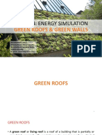 Mar 204: Energy Simulation: Green Roofs & Green Walls