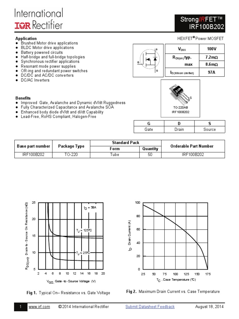 Datasheet PDF | PDF | Field Effect Transistor | Rectifier