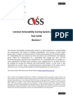 Cvss v31 User Guide - r1 PDF