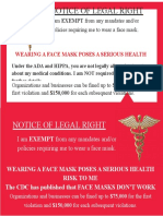 Notice of Legal Right Card