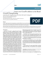 Physiological Responses Over Crossfit Athletes in The Brazil Crossfit Championship