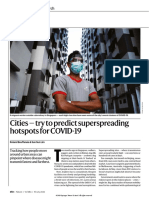 Cities - Try To Predict Superspreading