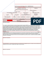 Cedula de Evacuacion de Simulacros y Emergencias