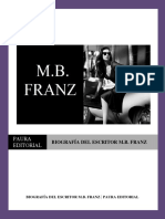 Biografía Del Escritor M.B. FRANZ