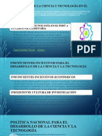 Desarrollo de La Ciencia y Tecnología en El