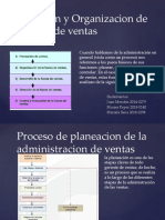 Planeacion y Organizacion de La Fuerza de Ventas