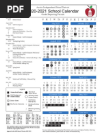 2020-21 Fauquier Schools Adopted Calendar | PDF | Educational Institutions  | Observances