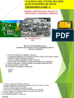 Práctica dirigida CICLOS TERMODINÁMICOS Y SISTEMAS ABIERTOS