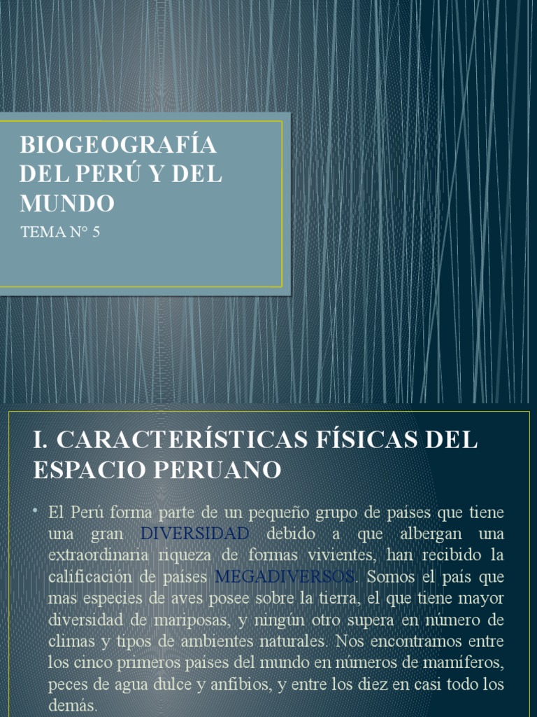 Biogeografía y Regiones Naturales del Perú | PDF | Selva | Clima