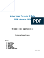 Dirección de Operaciones - Informe Caso Crocs - Grupo 6