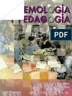 Portada y Prologo Epistemologia y Pedagogia Jose I Bedoya PDF