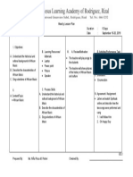 Weekly Lesson Plan Grade Level: 10 Duration: 5 Days Subject: Music Date: September 16-20, 2019