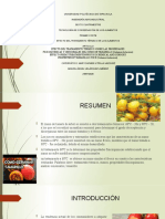 Efecto de Tratamiento Termico Sobre La Fruta Taramillo