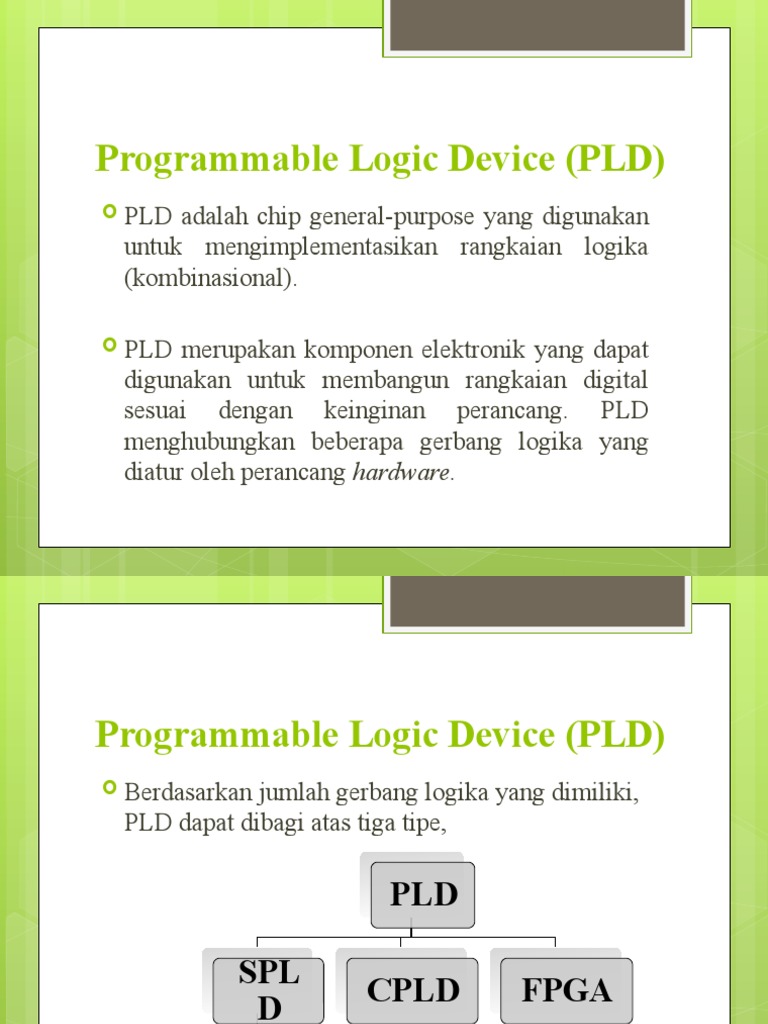 PLD: Jenis dan Aplikasi Utama | PDF | Komputer
