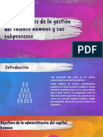 Evidencia 1 Taller Generalidades de La Gestión Del Talento Humano y Sus Subprocesos PDF