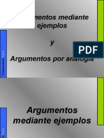 Argumentos Ejemplo-Analogía