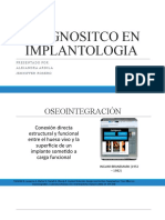 Diagnositco en Implantologia Verdadero Exposicion