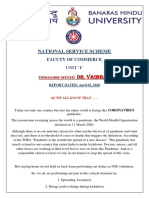 National Service Scheme:: Dr. Vaibhav