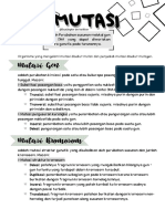 Biologi - Mutasi PDF