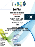 E-Sertifikat TRI SEPTI HARTINI, S.Tr. KL