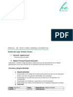 Manual de Funciones Direccion Tecnica