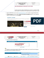 Guía para desaprobar proyecto SUIFP