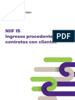 NIIF 15 Ingresos Procedentes de Contrato PDF