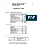 Ejercicios de Estados Financieros