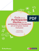 TRABAJA PERU Guía Para La Participación Efectiva de Personas Con Discapacidad
