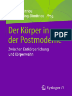 Minas Dimitriou, Susanne Ring-Dimitriou - Der Körper in Der Postmoderne - Zwischen Entkörperlichung Und Körperwahn