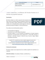 Cuadro Comparativo Derecho Romano y Derecho de Propiedad Mexicano