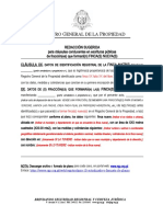 00 Redaccion Sugerida de Cláusulas Escrituras FINCAS NUEVAS