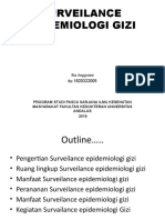 Surveilance Epidemiologi Gizi